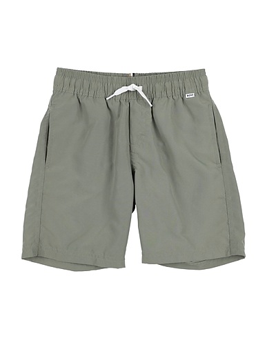 BOSS Swim shorts Military green 100% Polyester
