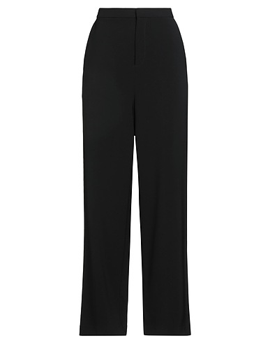 ISABELLE BLANCHE Paris Casual pants Black 95% Polyester, 5% Elastane
