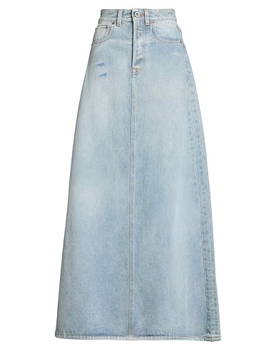 VETEMENTS Denim skirt Blue 100% Cotton