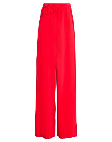 VETEMENTS Casual pants Red 80% Cotton, 20% Elastane