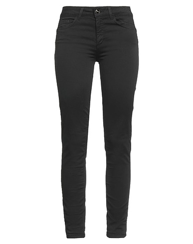 LIU •JO Casual trouser Black 96% Cotton, 4% Elastane