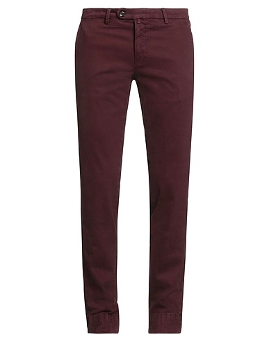 4/10 FOUR.TEN INDUSTRY Casual pants Plum 97% Cotton, 3% Elastane