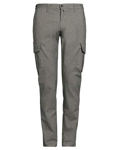 4/10 FOUR.TEN INDUSTRY Casual trouser Military green 46% Cotton, 33% Polyester, 18% Viscose, 3% Elastane