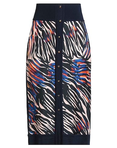 ESCADA Gonna midi Blu navy 83% Lana, 15% Poliammide, 2% Elastan, Seta
