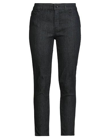 LIU •JO Denim trousers Black 74% Cotton, 24% Polyamide, 2% Elastane