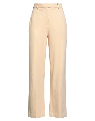 CIRCOLO 1901 Casual pants Beige 95% Cotton, 5% Elastane