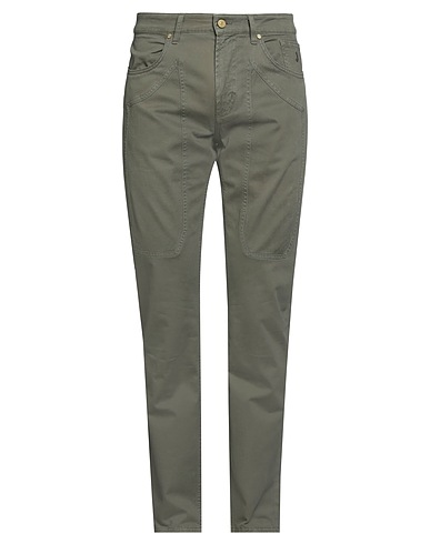 JECKERSON Pantalone Verde militare 98% Cotone, 2% Elastan