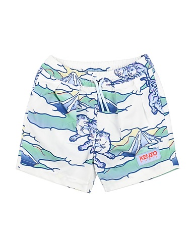 KENZO KIDS Shorts & Bermuda White 100% Cotton