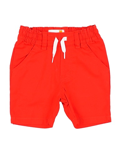 TIMBERLAND Shorts & Bermuda Tomato red 98% Cotton, 2% Elastane