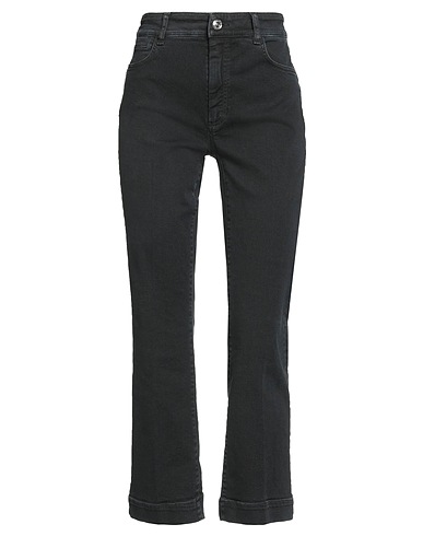 SPORTMAX Bootcut Jeans Black 93% Cotton, 5% Elastomultiester, 2% Elastane