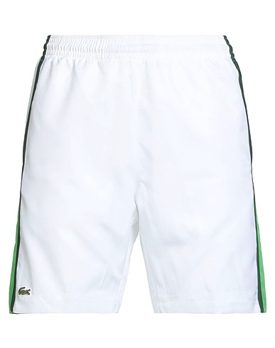 LACOSTE SPORT Shorts & Bermuda Bianco 100% Poliestere