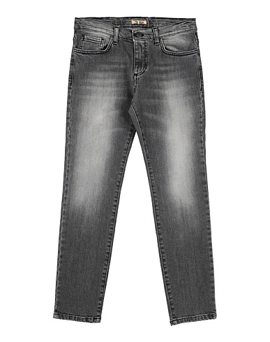 NUPKEET Denim trousers Grey 98% Cotton, 2% Elastane