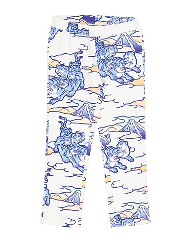 KENZO KIDS Pantalone Bianco 97% Cotone, 3% Elastan