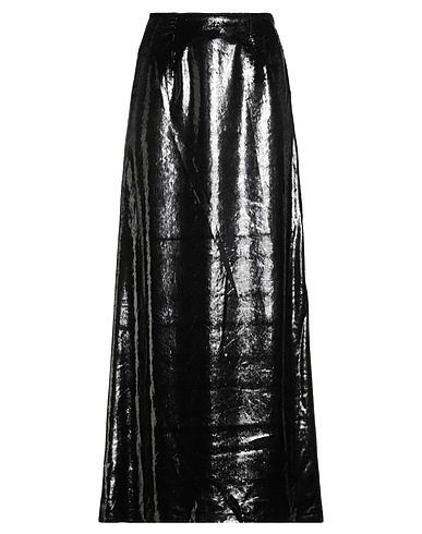 MERCI ITALIA Langer Rock Schwarz 100% Polyester
