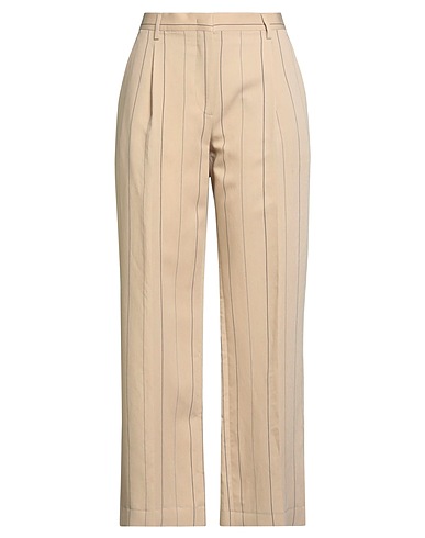 LARDINI Casual trouser Beige 88% Viscose, 12% Polyester