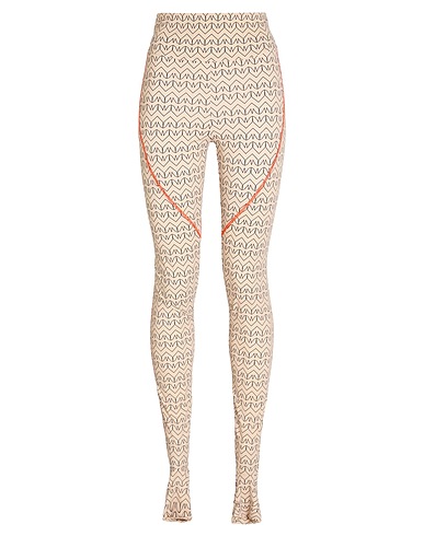 PATRIZIA PEPE Leggings Beige 85% Polyamide, 15% Elastane