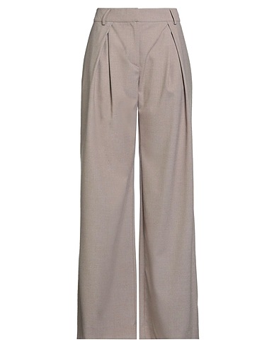 PUROTATTO Casual trouser Taupe 60% Viscose, 38% Polyester, 2% Elastane