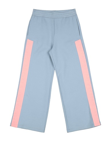 EMPORIO ARMANI Casual trouser Light blue 76% Cotton, 18% Polyester, 6% Elastane, Polyamide