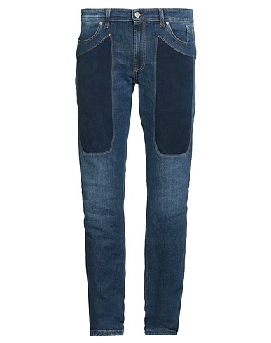 JECKERSON Denim trousers Blue 98% Cotton, 2% Elastane, Polyester, Polyurethane