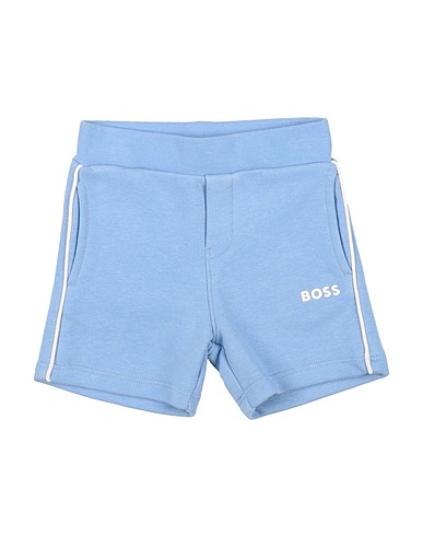 BOSS Shorts & Bermuda Blu chiaro 87% Cotone, 13% Poliestere, Elastan
