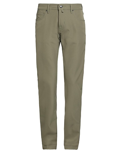 JACOB COHЁN Casual trouser Military green 88% Cotton, 12% Elastane, Polyester