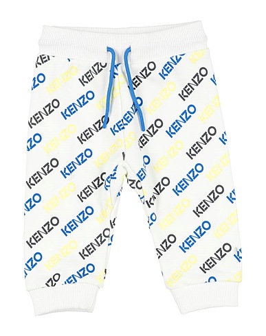 KENZO KIDS パンツ ホワイト コットン 100% / ポリウレタン