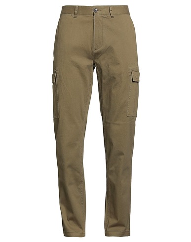 SCOTCH & SODA Casual trouser Military green 97% Organic cotton, 3% Elastane