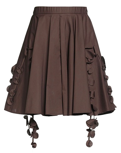 MEIMEIJ Mini skirt Chocolate brown 100% Cotton