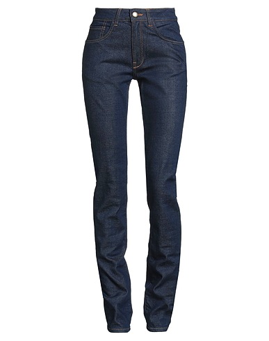 GRIFONI Denim pants Blue 98% Cotton, 2% Elastane