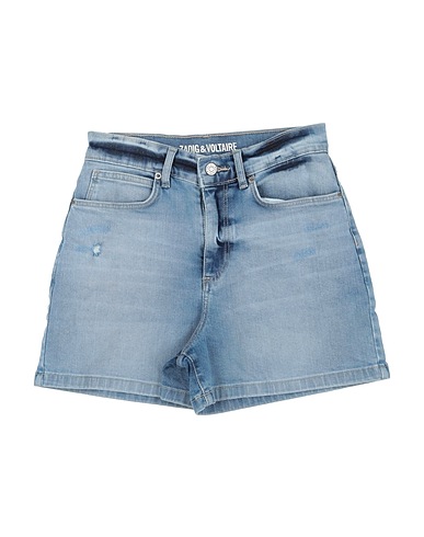 ZADIG&VOLTAIRE Denim shorts BLU 98% Cotton, 2% Elastane