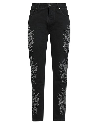 OFF-WHITE™ Straight leg 100% Cotton, Leather, Glass, Polyamide