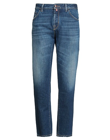 JACOB COHЁN Denim trousers Blue 100% Cotton
