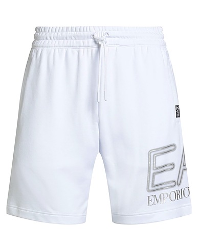 EA7 Shorts & Bermuda White 100% Cotton