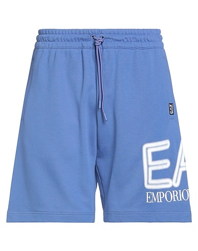 EA7 Shorts & Bermuda Blu chiaro 100% Cotone