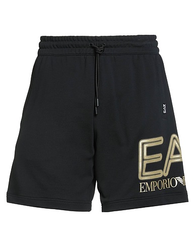 EA7 Activewear Black 100% Cotton