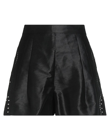 MAJE Шорты и бермуды Чёрный 92% Лен, 8% Полиамид, Полиэстер, Эластан