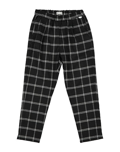 IL GUFO Casual trouser Black 69% Polyester, 29% Viscose, 2% Elastane