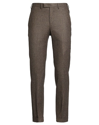 PT Torino Casual trouser Khaki 65% Virgin Wool, 17% Silk, 17% Linen, 1% Elastane