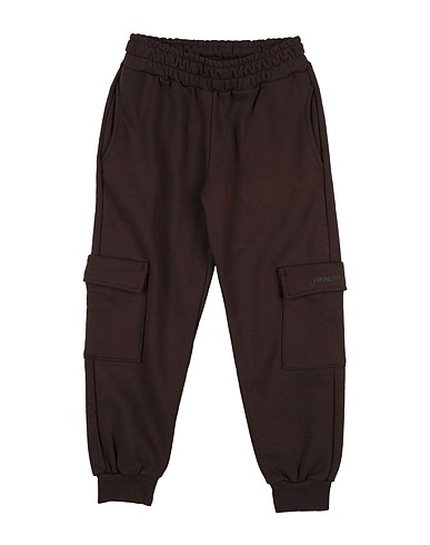 HINNOMINATE Casual pants Dark brown 100% Cotton
