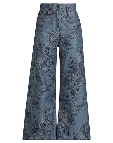 ETRO Denim trousers Blue 59% Cotton, 41% Polyester