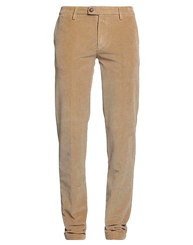 RE_HASH Casual trouser Beige 97% Cotton, 3% Elastane