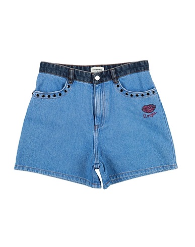 SONIA RYKIEL Denim shorts Blue 100% Cotton, Polyester
