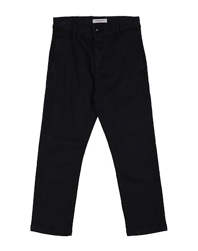 PAOLO PECORA Casual pants Midnight blue 98% Cotton, 2% Elastane