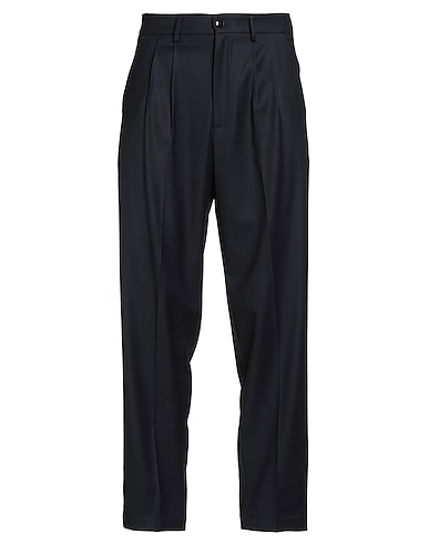 BARENA Casual trouser Navy blue 99% Virgin Wool, 1% Elastane