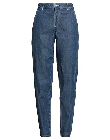 EMPORIO ARMANI Denim trousers Blue 83% Lyocell, 15% Cotton, 2% Elastane