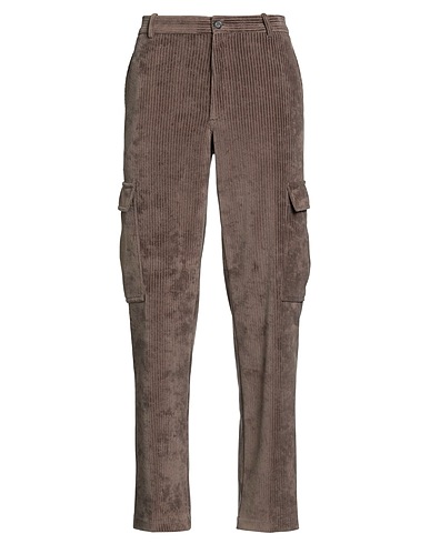 CIRCOLO 1901 Casual pants Brown 80% Cotton, 20% Polyester