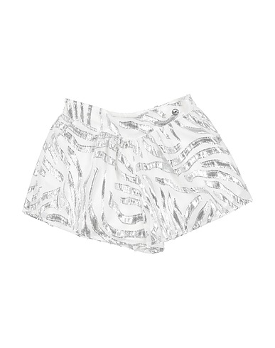 MICHAEL KORS KIDS Shorts & Bermuda White 79% Polyester, 21% Metallic fiber