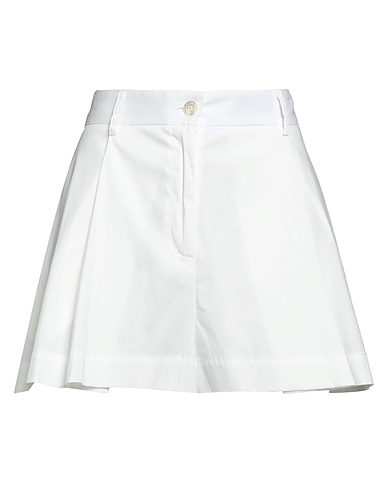SEMICOUTURE Shorts & Bermuda Bianco 79% Cotone, 18% Poliammide, 3% Elastan