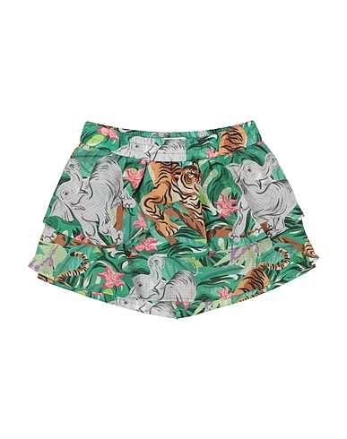 KENZO KIDS Shorts & Bermuda Green 100% Cotton
