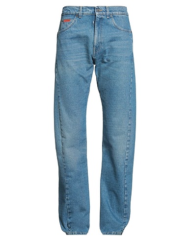 MARTINE ROSE Denim trousers Blue 100% Cotton